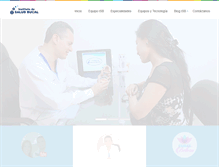 Tablet Screenshot of institutodesaludbucal.com